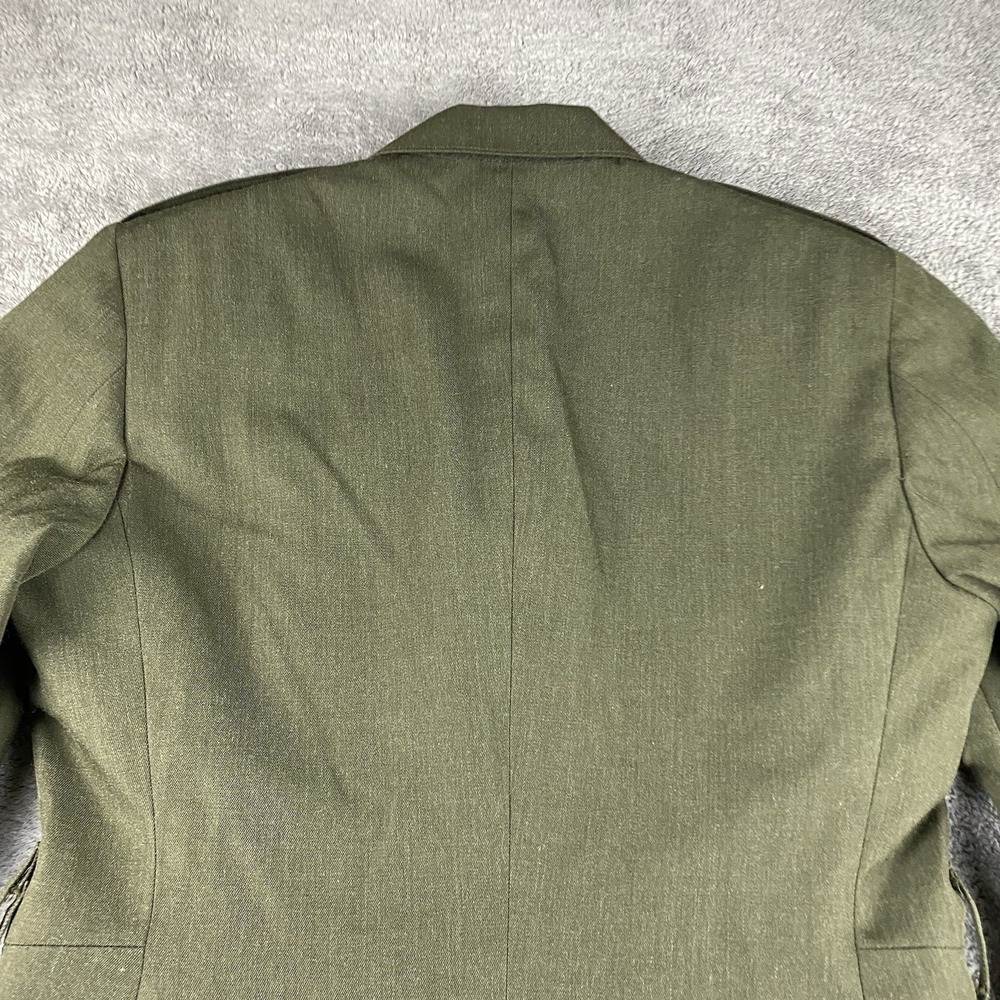 Defense Logistics Agency Button Up Uniform Jacket Mens‎ 40 R Green - Picture 16 of 16